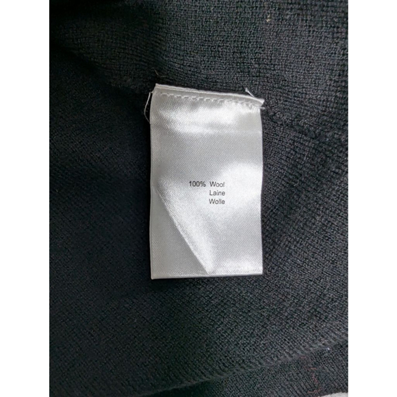 Women's Krimson Klover Black & White Fair Isle Wool Sweater M - Picture 6 of 9